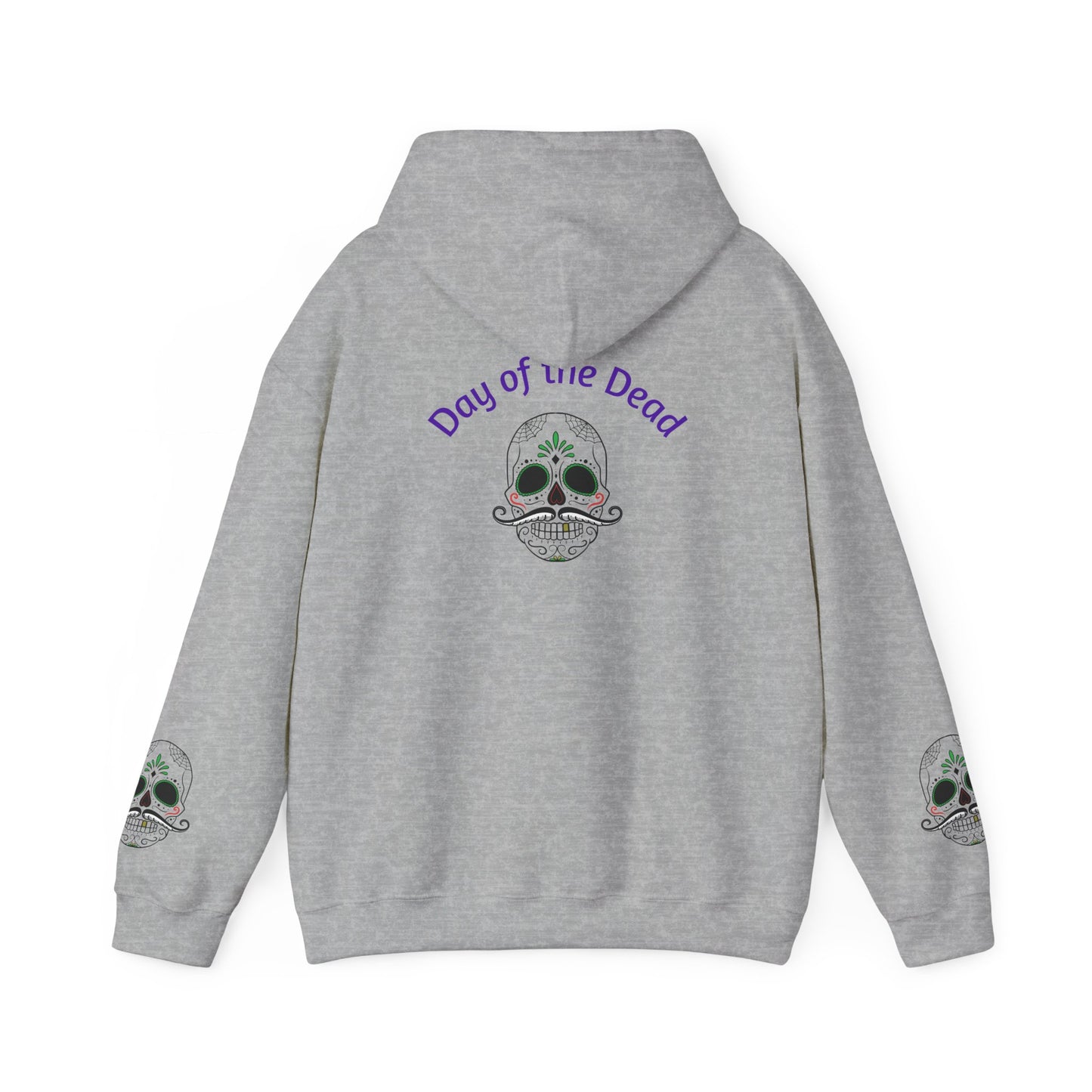 Day of the Dead Hoodie | Unisex Heavy Blend Sweatshirt, Skull Art, Mexican Holiday Apparel, Halloween Costume, Festival Gear
