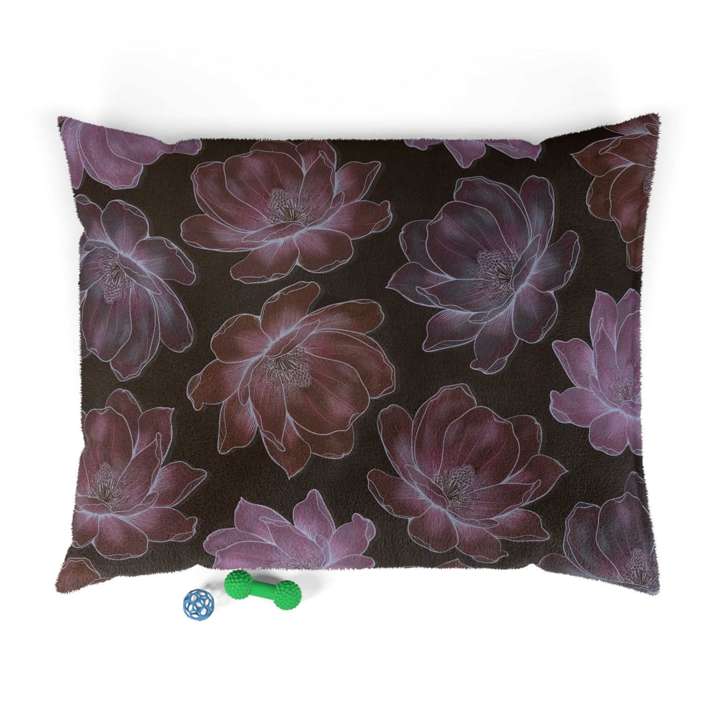 Floral Pet Bed, Cozy Dog Bed, Cat Bed with Floral Design, Pet Furniture, Dog Lover Gift, Home Decor for Pets