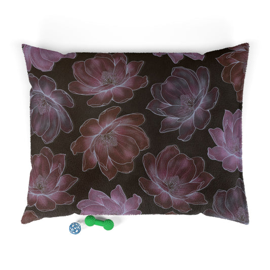 Floral Pet Bed, Cozy Dog Bed, Cat Bed with Floral Design, Pet Furniture, Dog Lover Gift, Home Decor for Pets