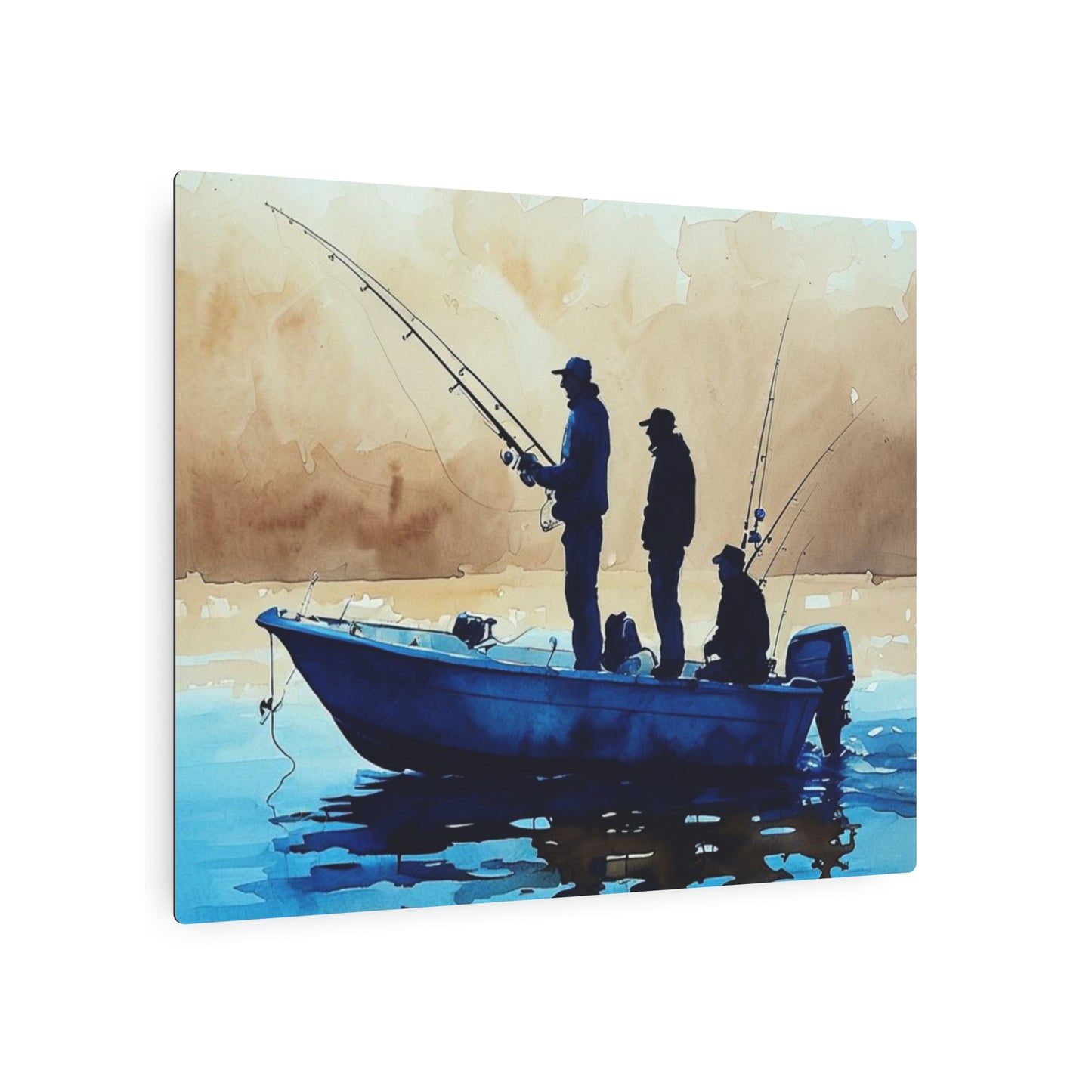 Fishing Metal Art Sign - Perfect Gift for Fishermen, Man Cave Decor, Nautical Wall Art, Outdoor Enthusiast Gift, Fishing Lover Decor