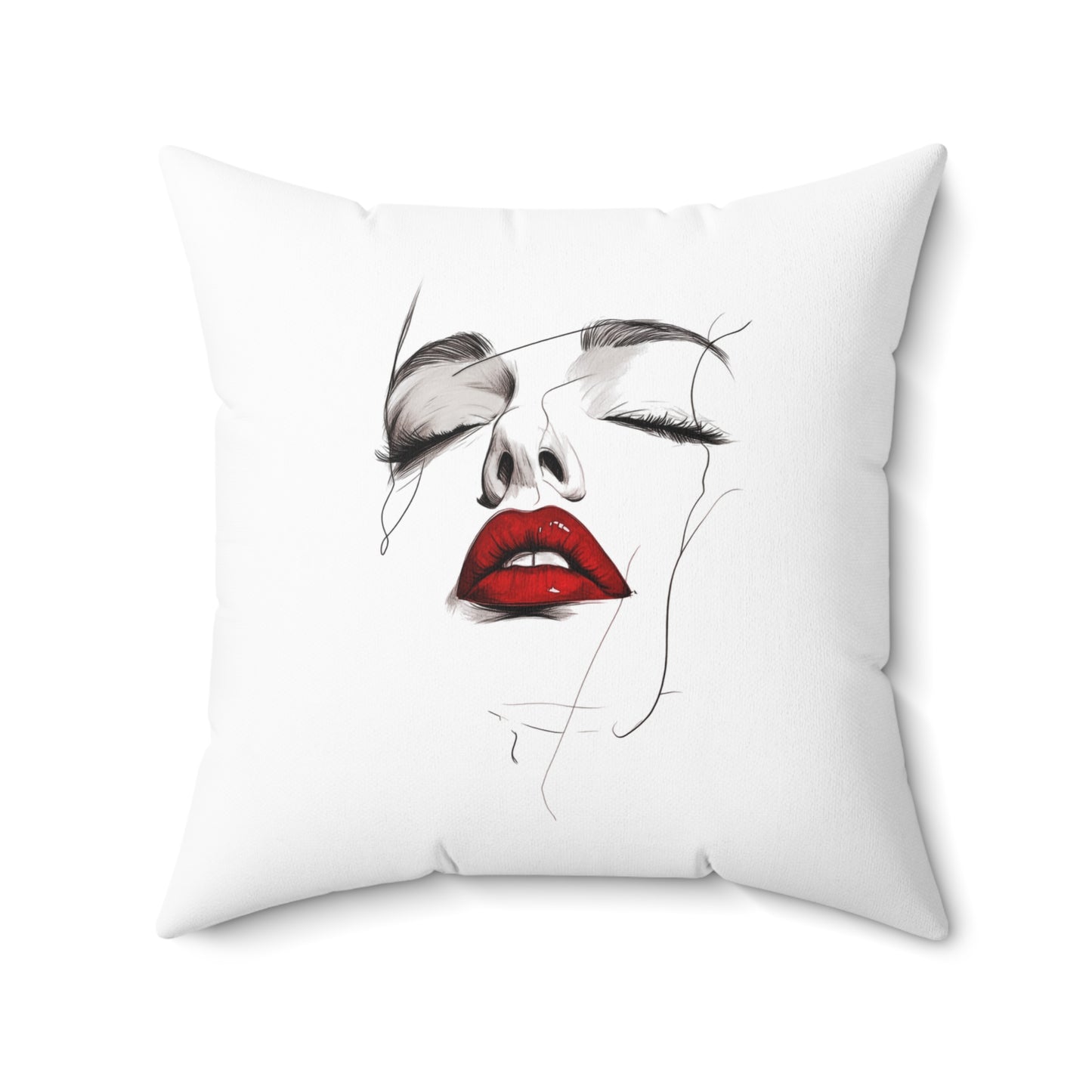 Chic Art Pillow, Stylish Home Decor, Modern Throw Cushion, Fashion-Inspired Accent Pillow, Gift for Art Lovers