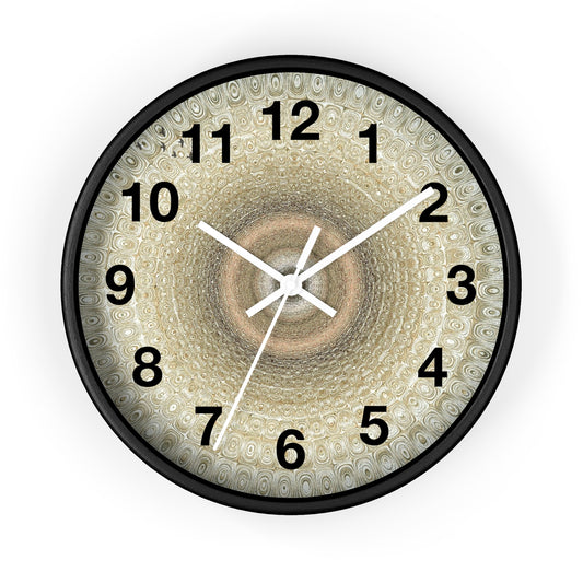 Elegant Textured Wall Clock, Modern Home Decor, Unique Gift for Housewarming, Minimalist Style, Timeless Design, Wall Art
