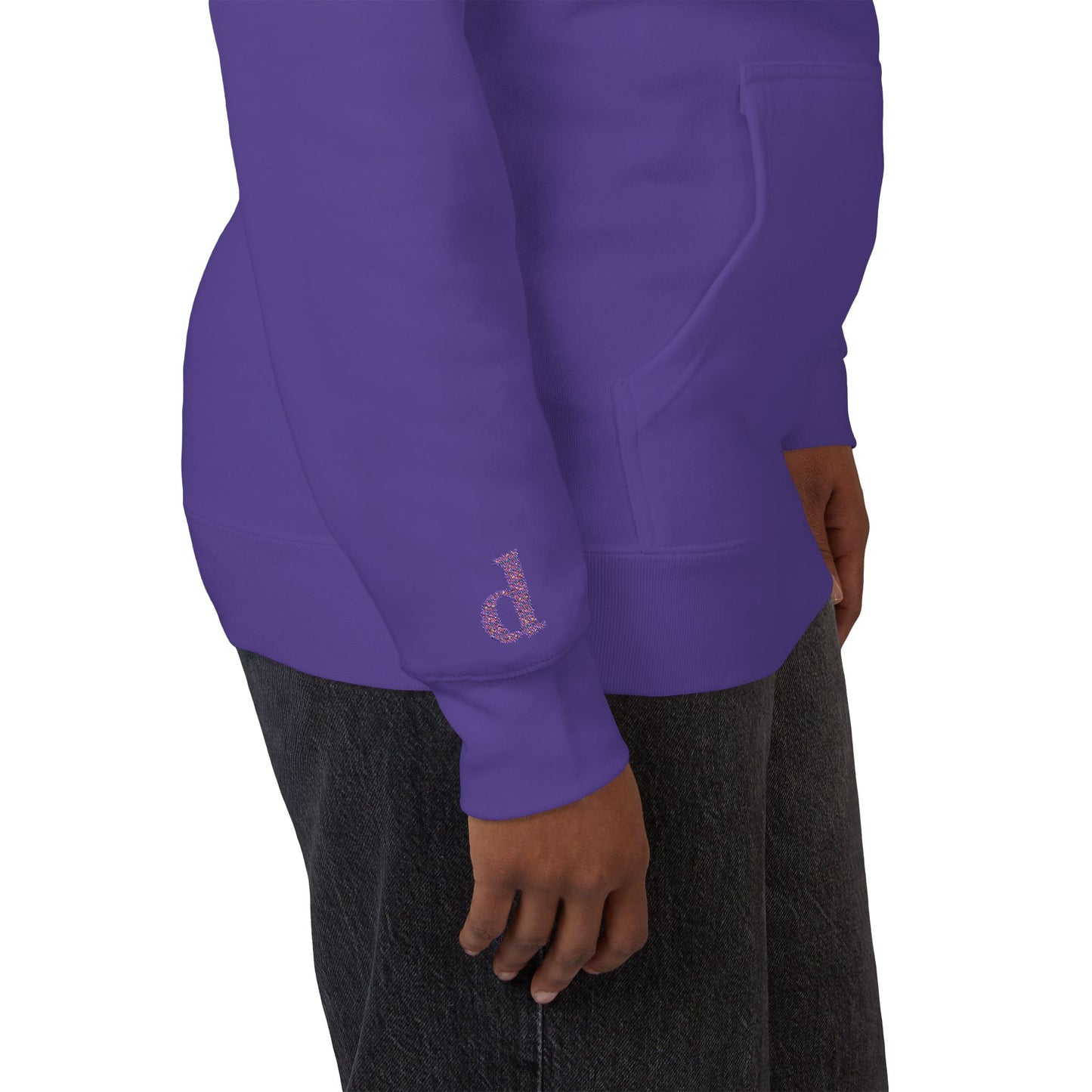 Floral Initial Unisex Fleece Hoodie | Cozy Casual Wear, Gifts for Her, Monogrammed Hooded Sweatshirt, Fall Fashion, Birthday Present