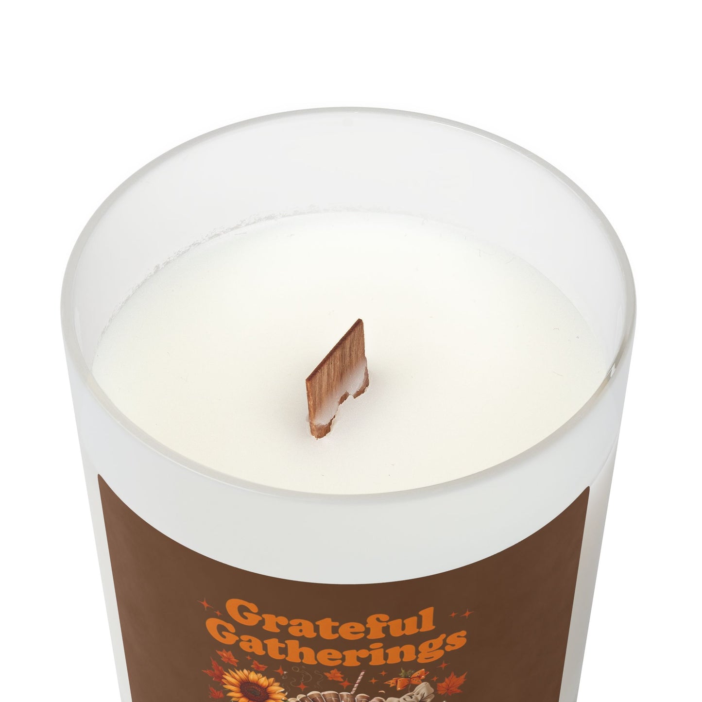 Thanksgiving Candle, Aromatic Home Decor, Grateful Gatherings & Friends, Fall Candle Gift, Cozy Ambiance