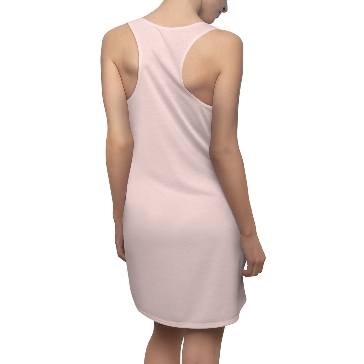 Women's Racerback Dress with Elegant Red Lips Design | Summer Fashion, Casual Wear, Beach Cover-Up, Gift for Her, Trendy Outfit