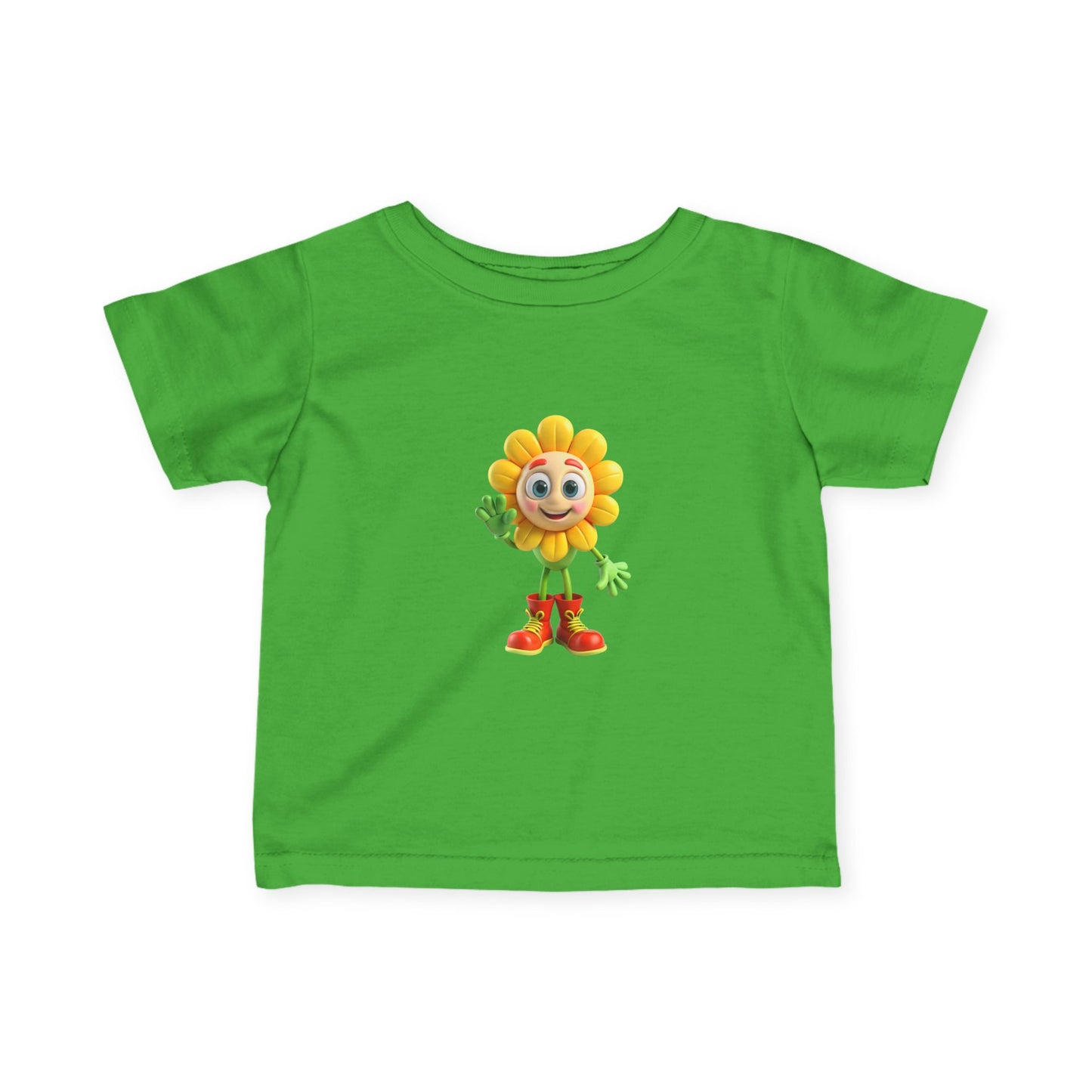 Sunshine Character Infant Tee, Cute Kids Shirt, Baby Gift, Toddler Apparel, Spring Outfit, Flower Design Tee