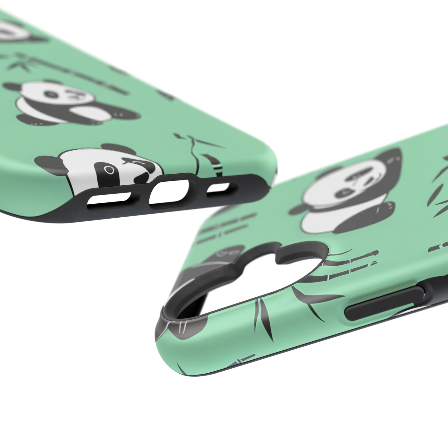 Panda Bamboo Magnetic Impact-Resistant Phone Case