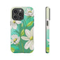 Floral Phone Case, Tough Cases, Flower Design, Nature Inspired, Eco-Friendly Cover, Unique Gift for Her, Spring Accessories