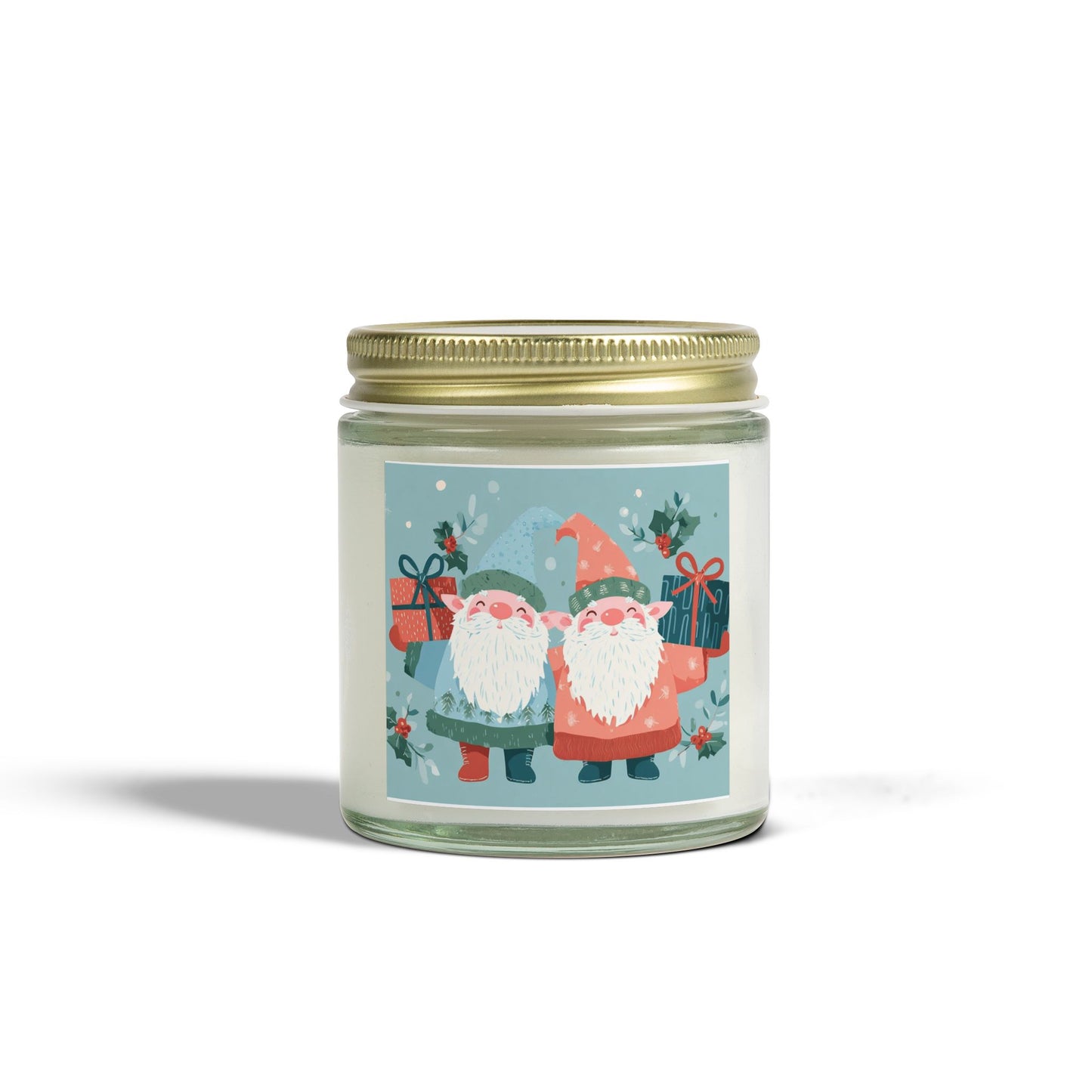 Festive Scented Candles | Coconut Apricot Wax, Holiday Decor, Gifts for Her, Home Fragrance, Christmas, Cozy Atmosphere, Seasonal Decor