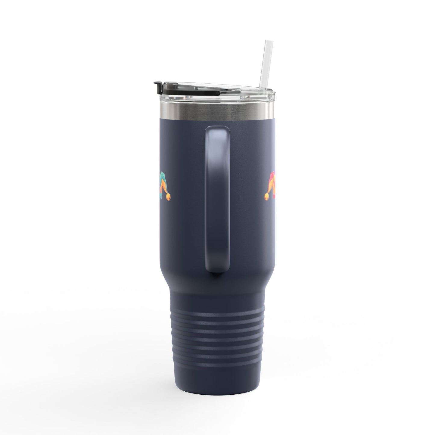 Colorful Insulated Travel Mug, Perfect for Road Trips, Camping, Parties, Gifting, or Everyday Use - 40oz Humor Design