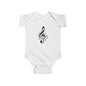 Musical Note Infant Bodysuit - Perfect Baby Gift, Newborn Outfit, Cute Music Onesie, Baby Shower Clothes, Toddler Music Love