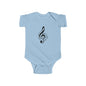 Musical Note Infant Bodysuit - Perfect Baby Gift, Newborn Outfit, Cute Music Onesie, Baby Shower Clothes, Toddler Music Love