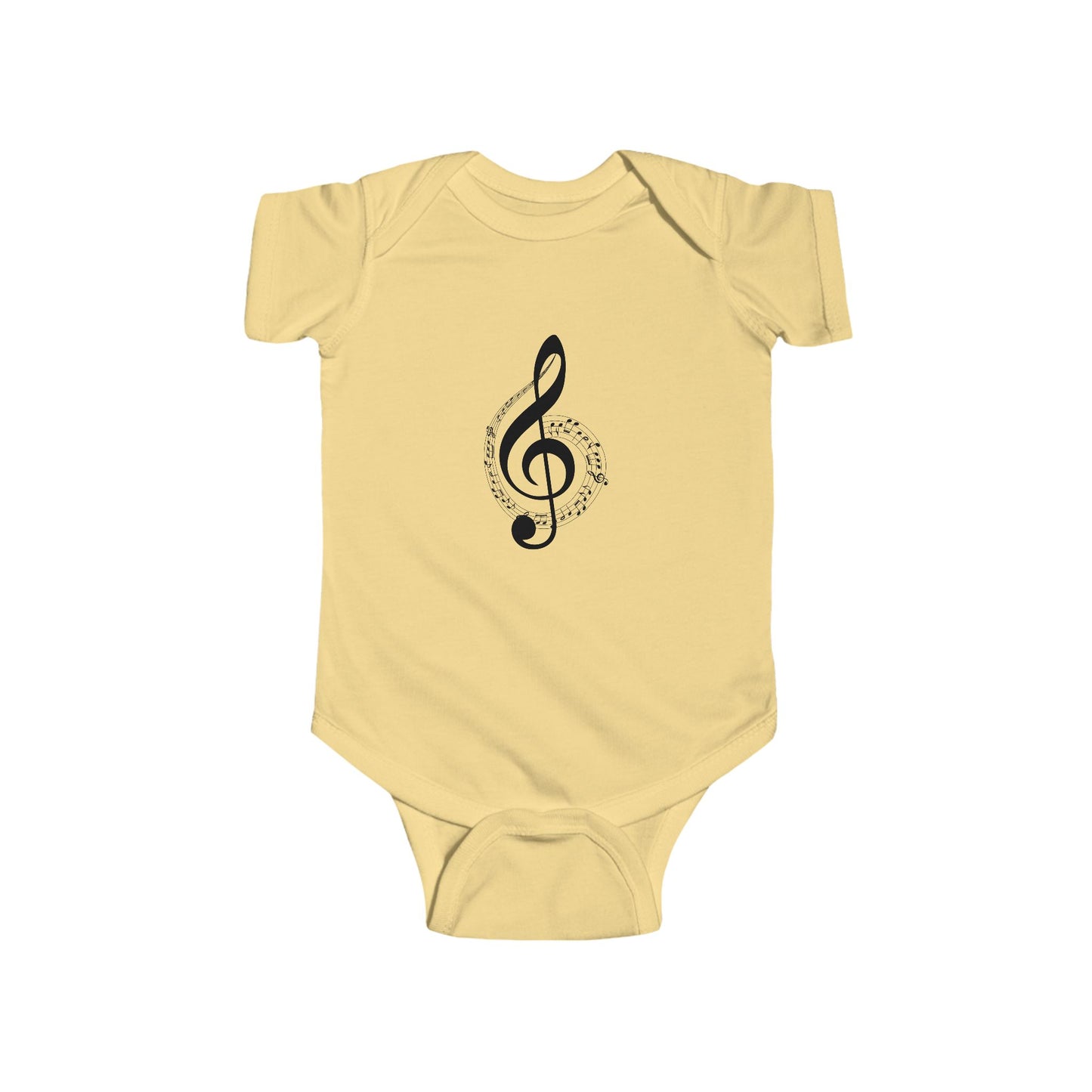 Musical Note Infant Bodysuit - Perfect Baby Gift, Newborn Outfit, Cute Music Onesie, Baby Shower Clothes, Toddler Music Love