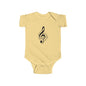 Musical Note Infant Bodysuit - Perfect Baby Gift, Newborn Outfit, Cute Music Onesie, Baby Shower Clothes, Toddler Music Love