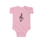 Musical Note Infant Bodysuit - Perfect Baby Gift, Newborn Outfit, Cute Music Onesie, Baby Shower Clothes, Toddler Music Love