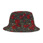 Rose Print Bucket Hat, Floral Bucket Hat, Trendy Summer Hat, Gift for Her, Boho Style Accessory