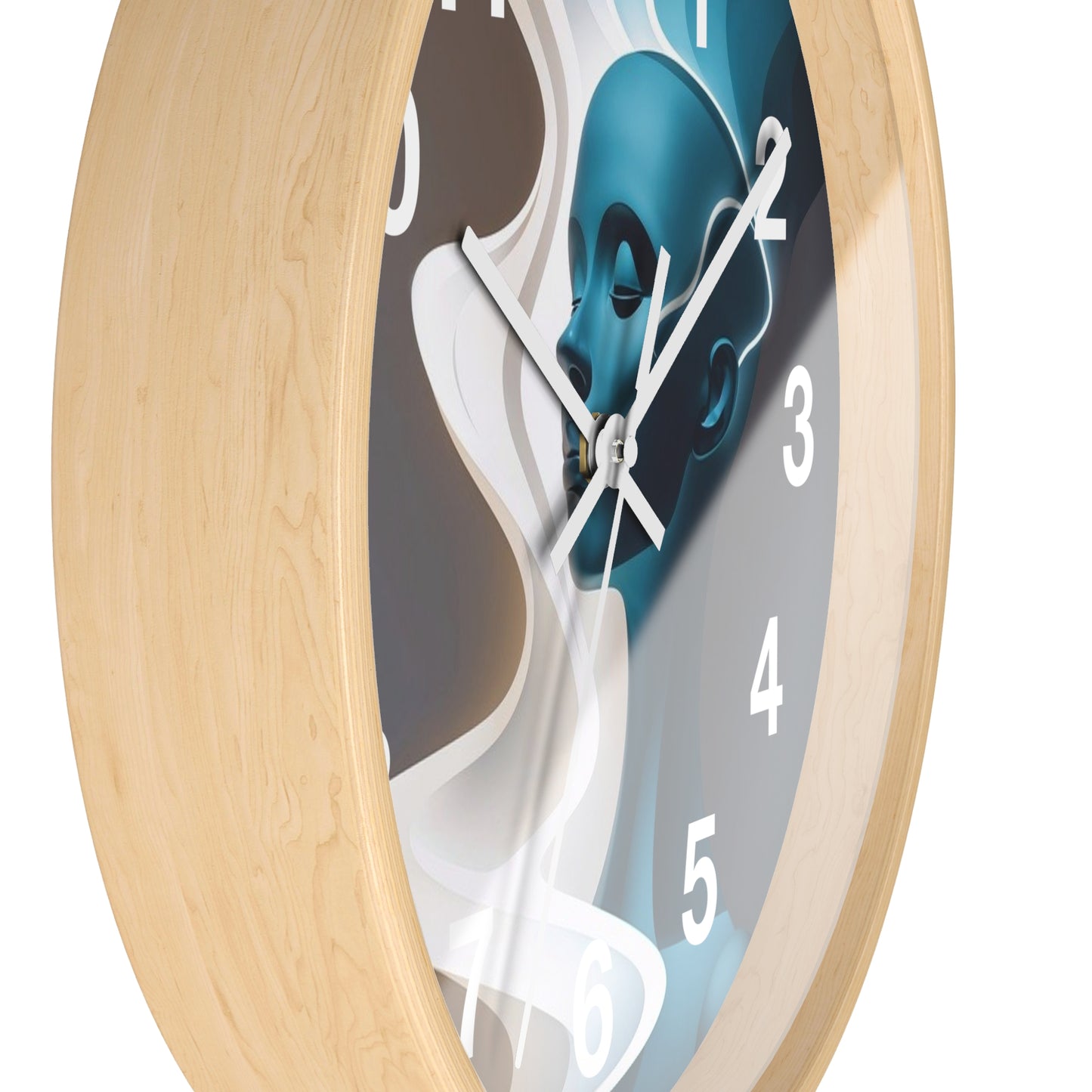 Artistic Modern Wall Clock with Abstract Face Design, Contemporary Decor, Unique Gift for Home or Office, Minimalist Timekeeper, [...]