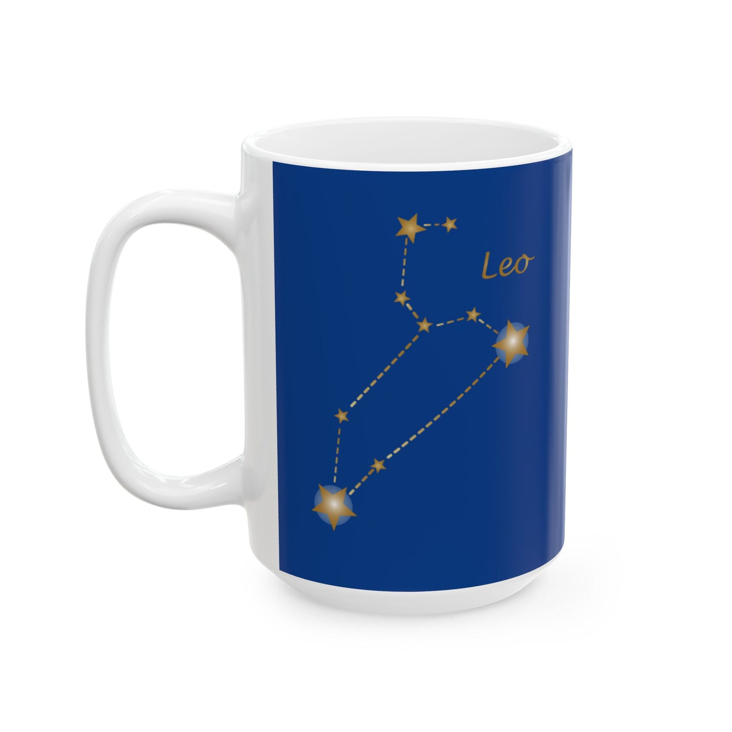 Leo Constellation Ceramic Mug - Astrology Coffee Cup, Zodiac Gift, Horoscope Mug, Star Sign Drinkware, Personalized Astrology
