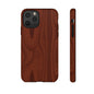 Wood Grain Phone Case, Stylish Tough Cases, Nature-Inspired Protective Cover, Unique Gifts for Him and Her, Eco-Friendly Tech Accessory