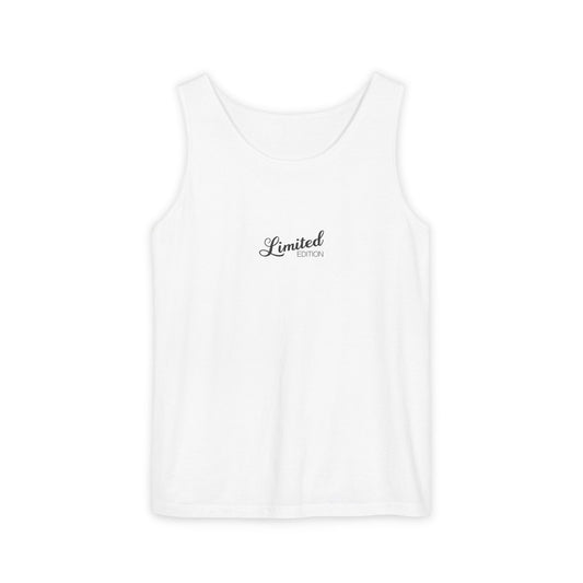 Limited Edition Unisex Garment-Dyed Tank Top, Summer Fashion, Beachwear, Gift for Him & Her, Casual Style, Relaxed Fit