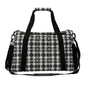 Travel Duffel Bag - Black and White