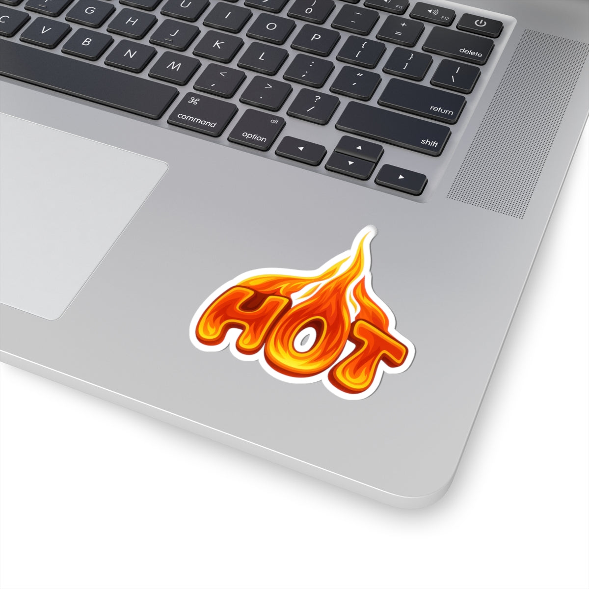 Flaming Hot Kiss-Cut Stickers - Trendy Laptop Decals, Fun Party Favors, Cool Gift Ideas, Aesthetic Wall Art, Personalize Your Space