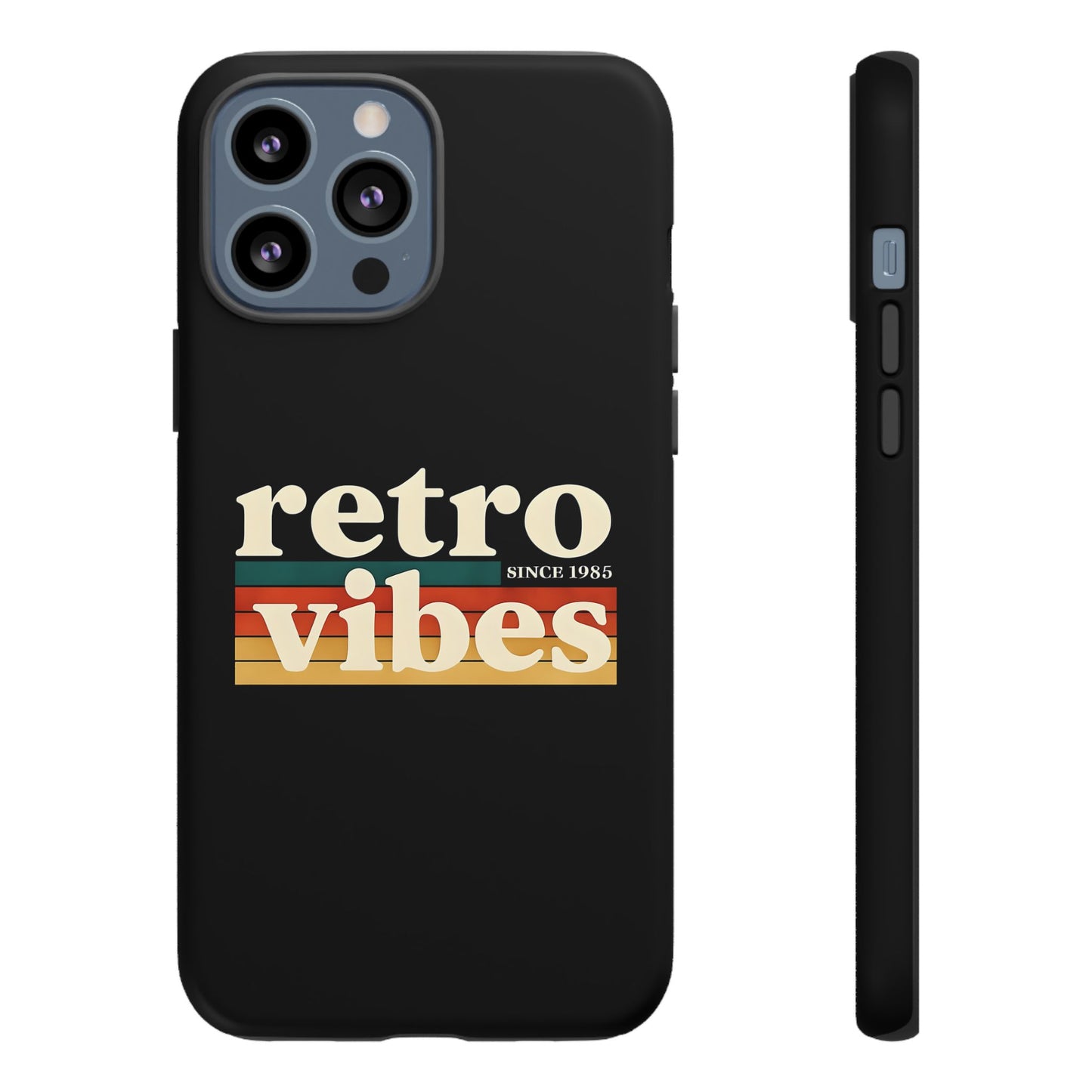 Retro Vibes Phone Case, Tough Phone Cover, Vintage Style Case, Gift for Music Lovers, Retro Aesthetic Accessory