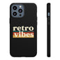Retro Vibes Phone Case, Tough Phone Cover, Vintage Style Case, Gift for Music Lovers, Retro Aesthetic Accessory