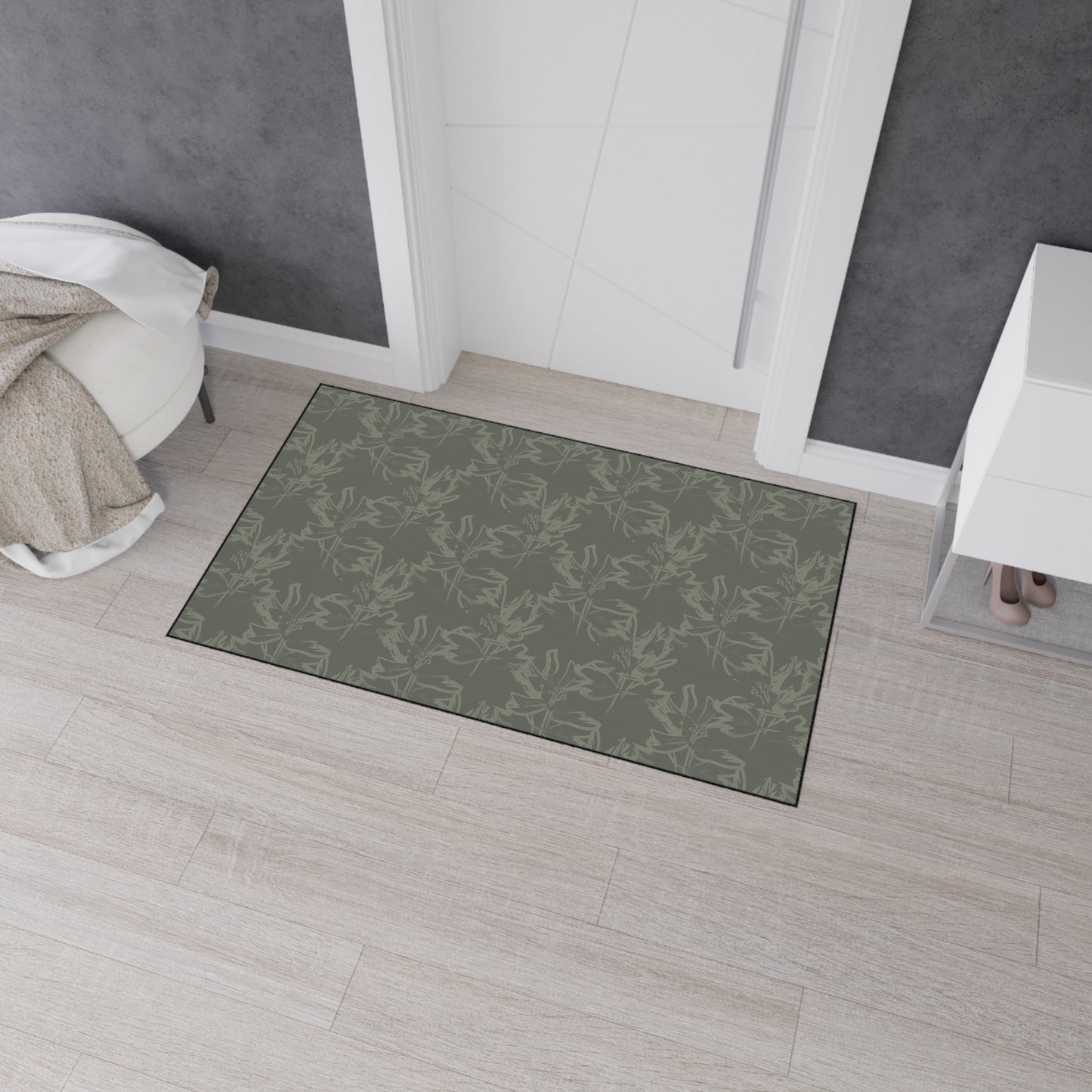 Heavy-Duty Floor Mat — Durable Camouflage Pattern Entry/Utility Rug