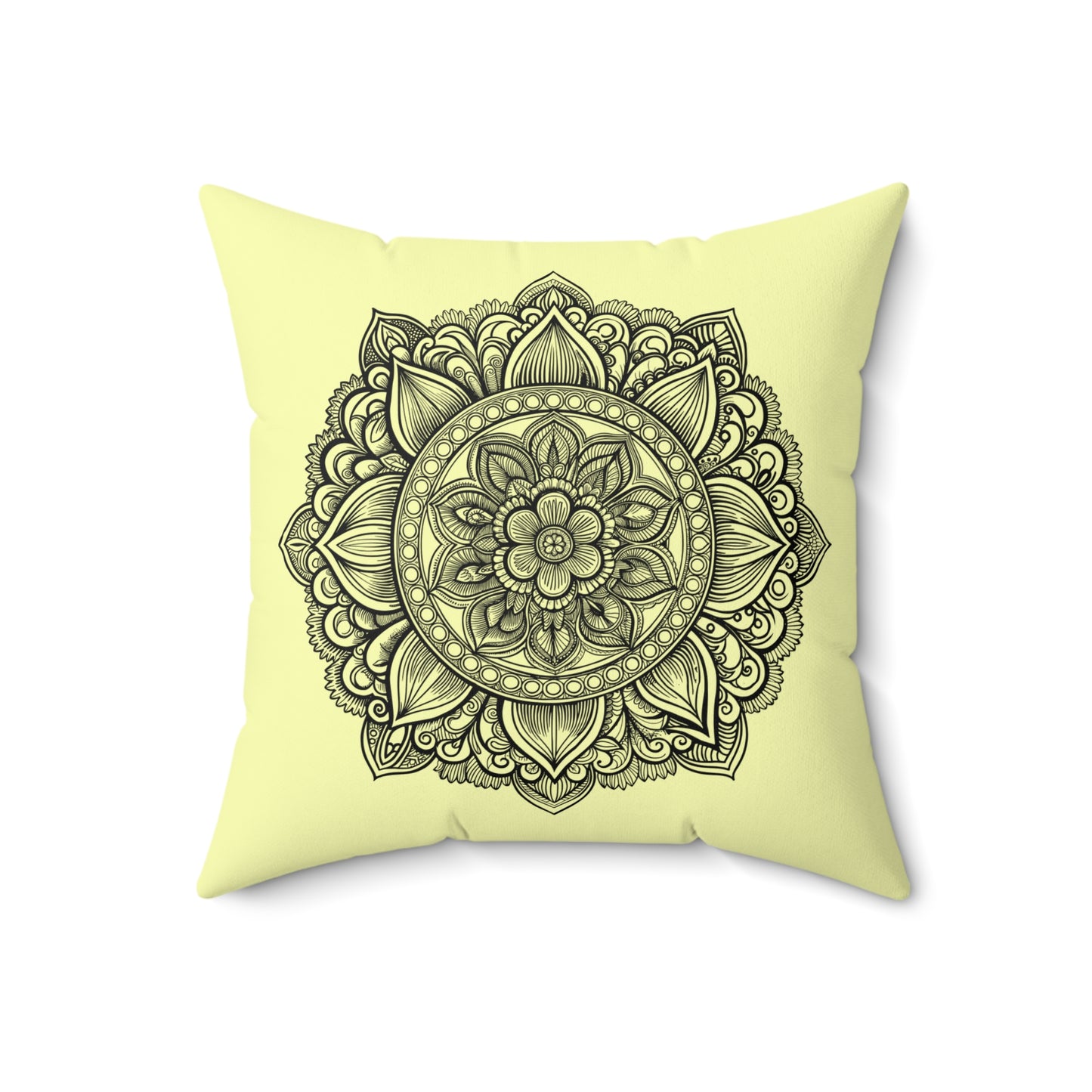 Boho Mandala Pillow, Stylish Home Decor, Yoga Gift, Meditation Room Accent, Cozy Living Room Pillow