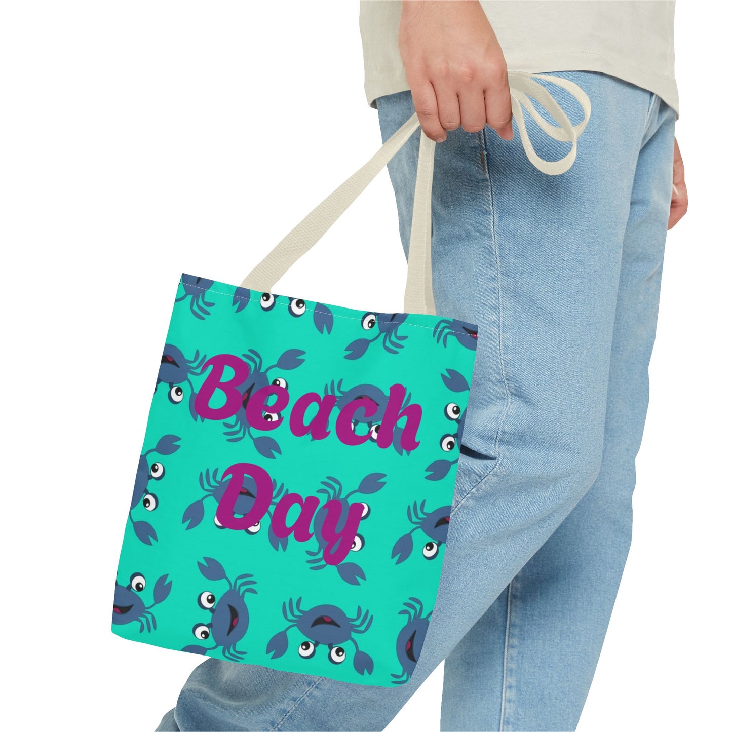 Beach Day Tote Bag, Summer Beach Essentials, Gift for Ocean Lovers, Eco-Friendly Shopping Bag, Fun Beach tote, Casual Day Out.