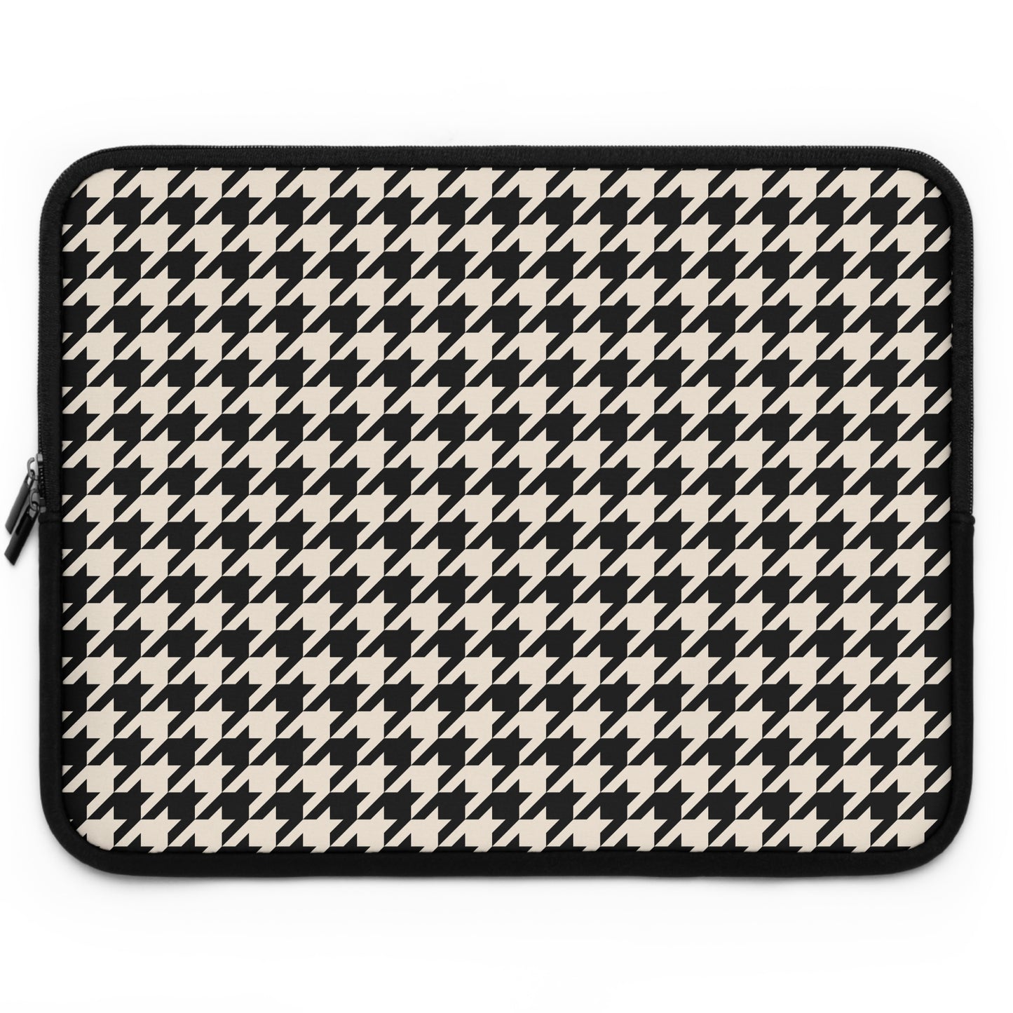 Chic Houndstooth Laptop Sleeve, Modern Tech Case, Stylish Computer Cover, Perfect Gift for Students and Professionals, Trendy Accessories