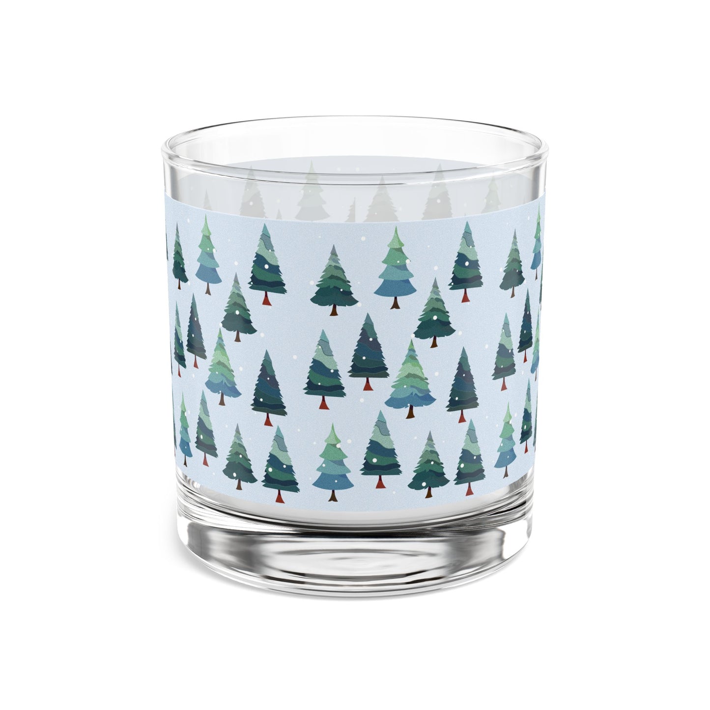 Festive Christmas Rocks Glass, 10oz | Holiday Drinkware, Gift for Him, Home Bar Accessories, Seasonal Decor, Winter Gathering