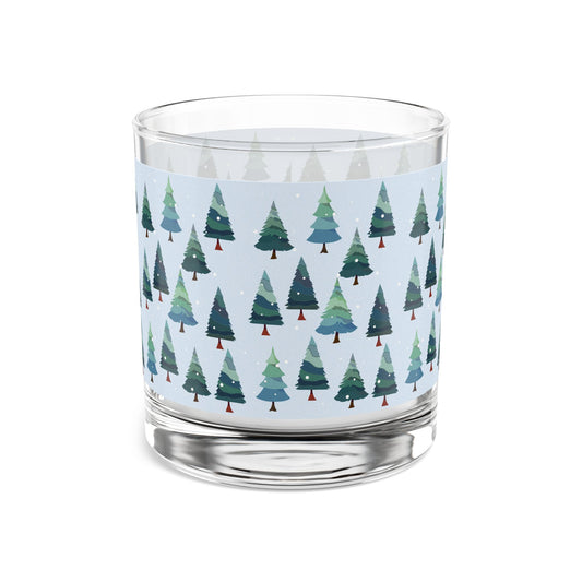 Festive Christmas Rocks Glass, 10oz | Holiday Drinkware, Gift for Him, Home Bar Accessories, Seasonal Decor, Winter Gathering