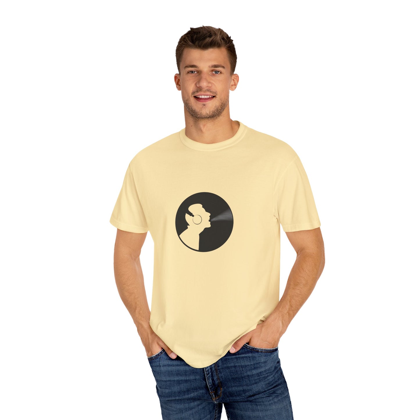 Vibrant Unisex Garment-Dyed T-shirt | Artistic Graphic Tee, Casual Wear, Gift for Him/Her, Summer Fashion, Colorful Apparel