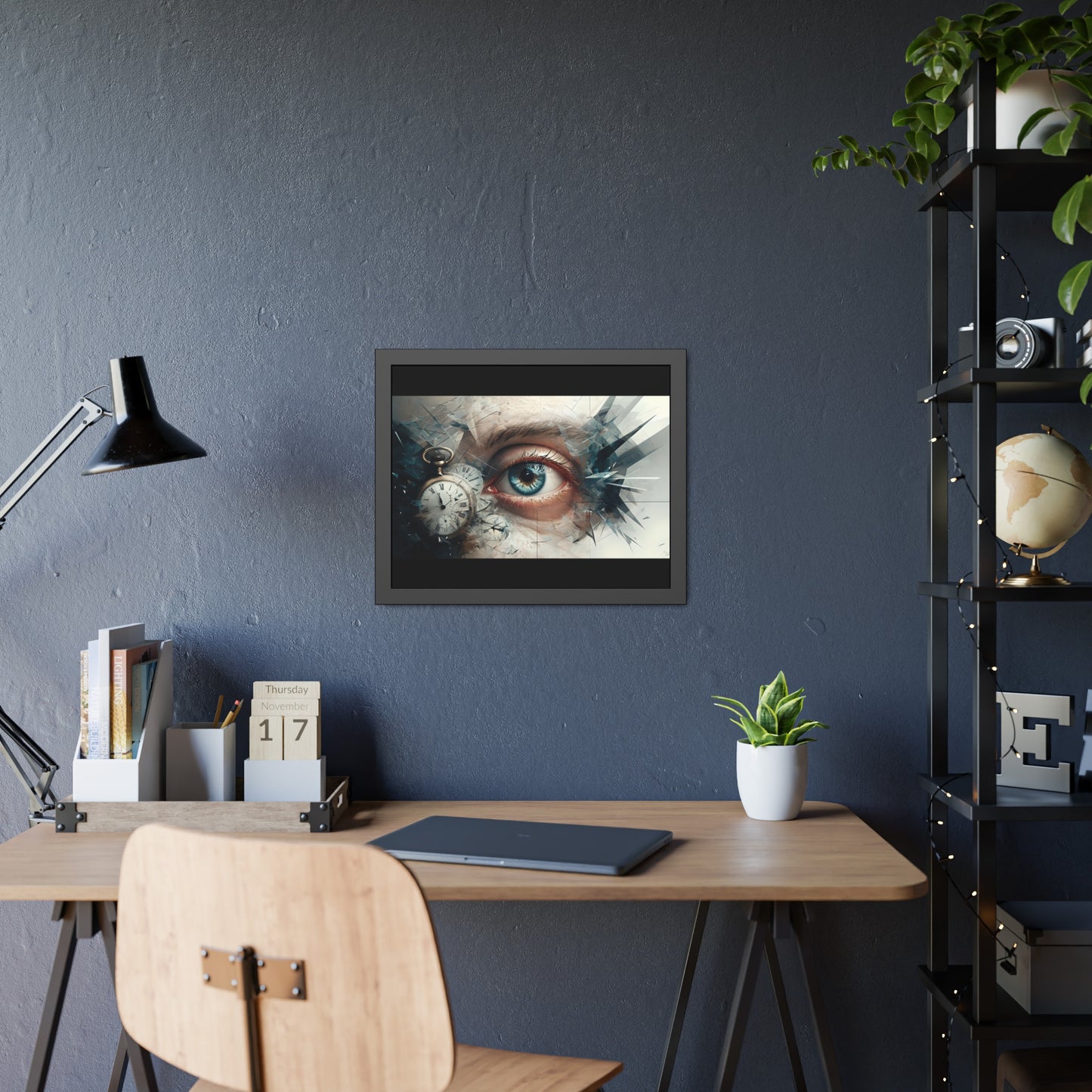 Surreal Eye Art Framed Poster