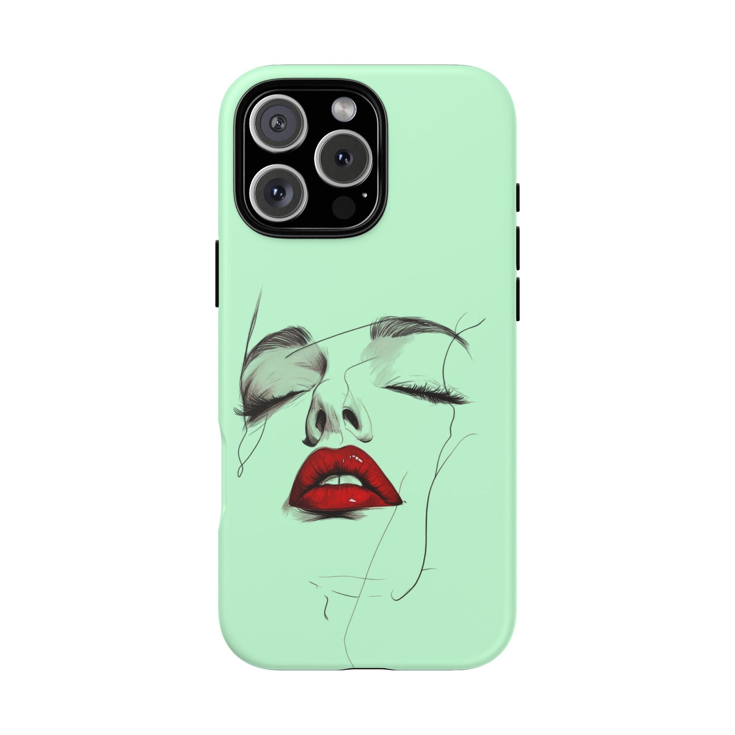 Stylish Phone Case, Artistic Phone Cover, Trendy Tech Accessory, Unique Cell Phone Protector, Gift for Her, Modern Aesthetic