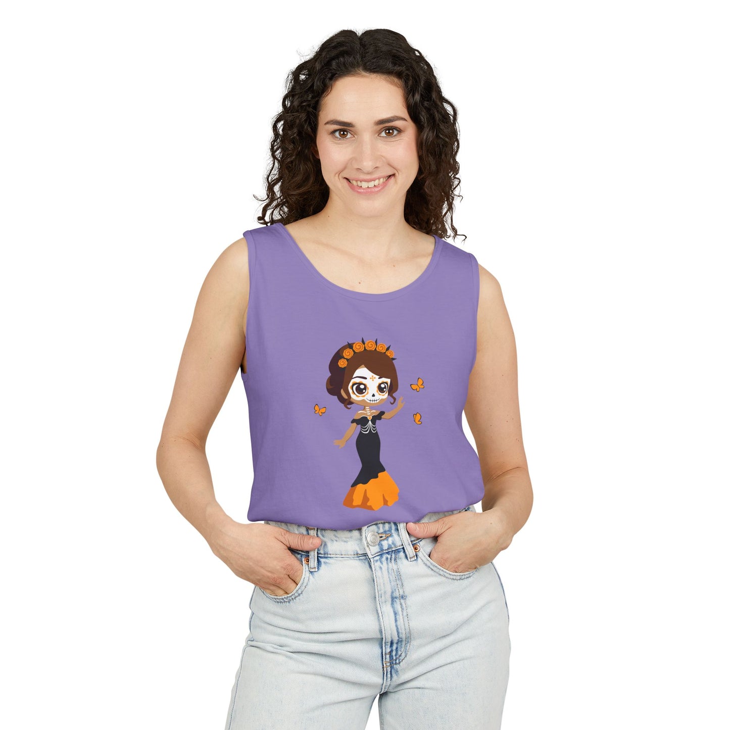 Celebrate Life Tank Top, Unisex , Day of the Dead