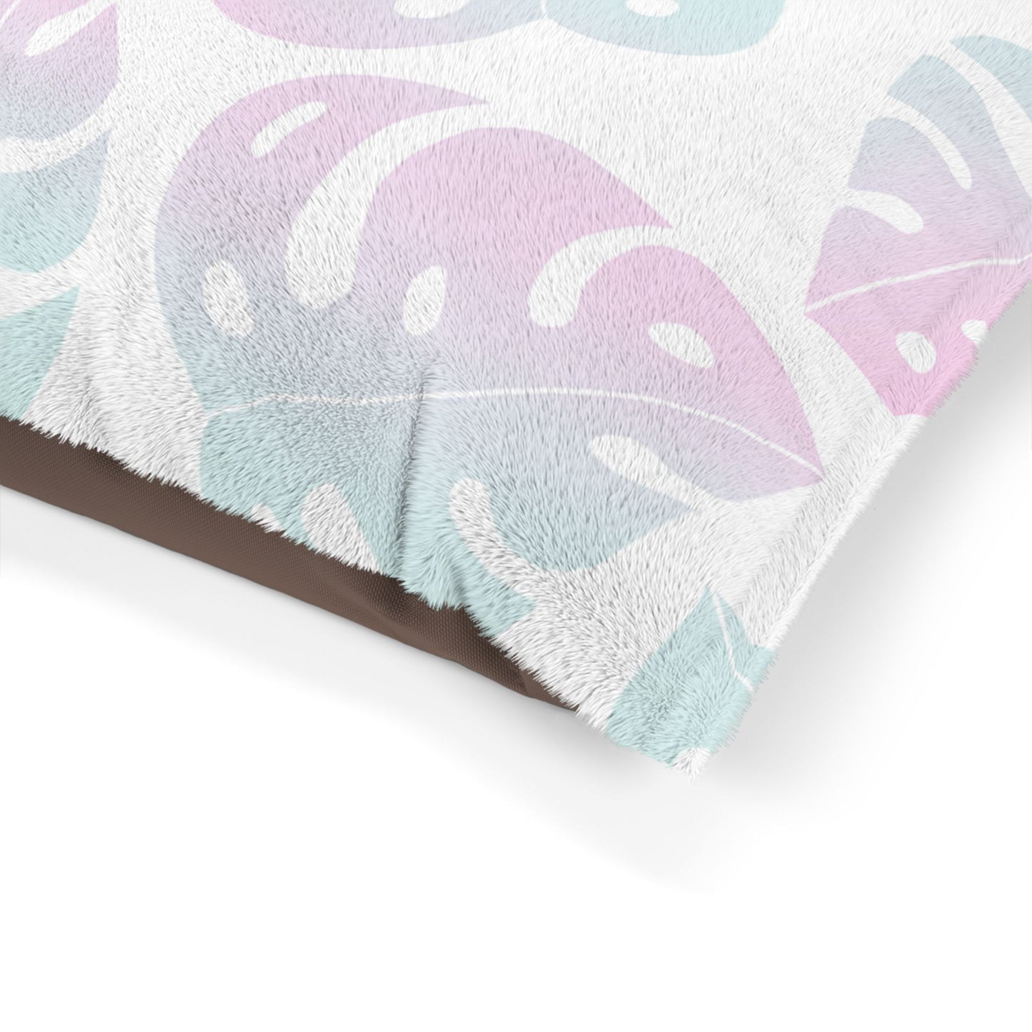 Tropical Pet Bed for Cozy Naps, Soft Leaf Patterned Dog Bed, Cat Bed, Pet Sleeping Pillow, Floral Pet Accessories