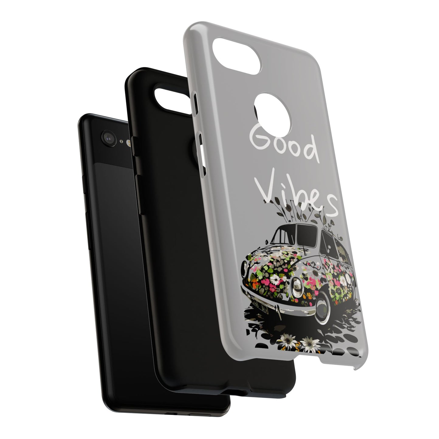 Floral Phone Case | Good Vibes, Phone Accessories, Gift for Her, Trendy Tech, Summer Vibes, Birthday Gift