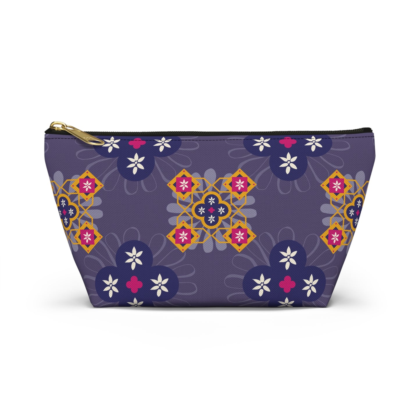 Vibrant Floral Accessory Pouch, Makeup Bag, Travel Organizer, Cute Storage, Gift for Her