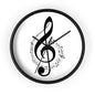 Musical Wall Clock - Perfect for Music Lovers, Home Decor, Gifts