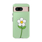 Floral Phone Case - Tough Cases for Nature Lovers, Cute Green Flower Design, iPhone Cover, Gift for Her, Spring Accessories