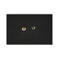 Black Cat Eyes Floor Mat — Heavy Duty Halloween Entry Rug