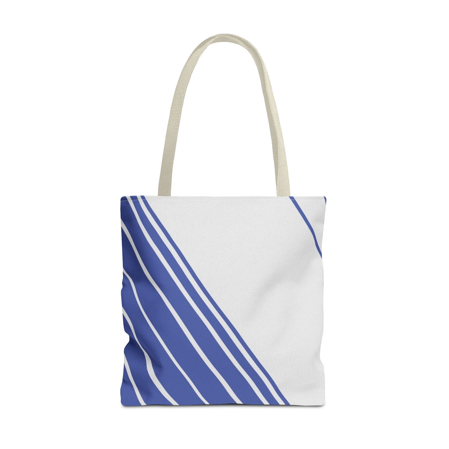 Chic Blue Striped Tote Bag, Stylish Reusable Shopping Bag, Beach Bag, Everyday Carry, Gift for Her