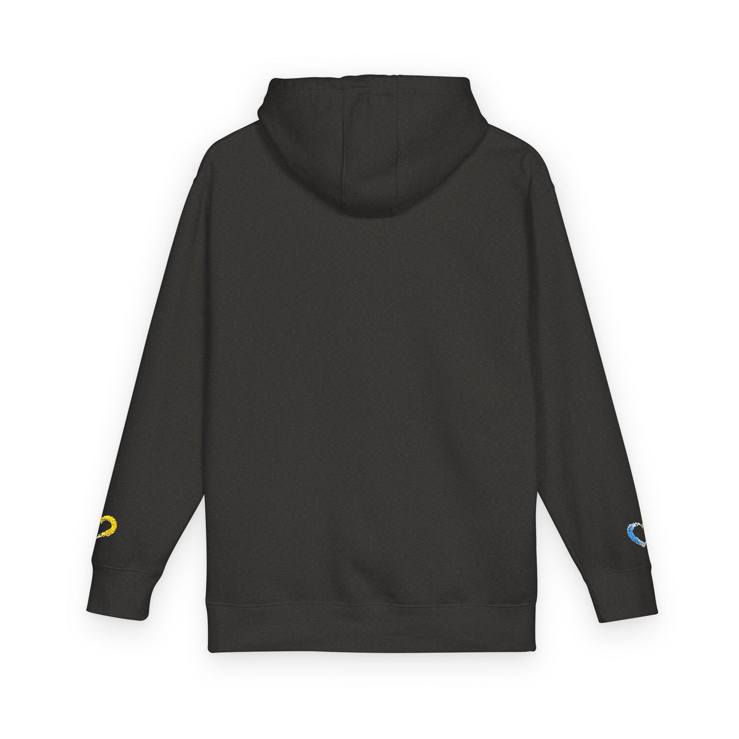 Colorful Heart Unisex Fleece Hoodie | Cozy Gift for Friends, Valentine's Day, Anniversary, Casual Wear, Spring Fashion