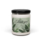 Thank You Soy Candle — 9oz Scented Jar with Botanical Design