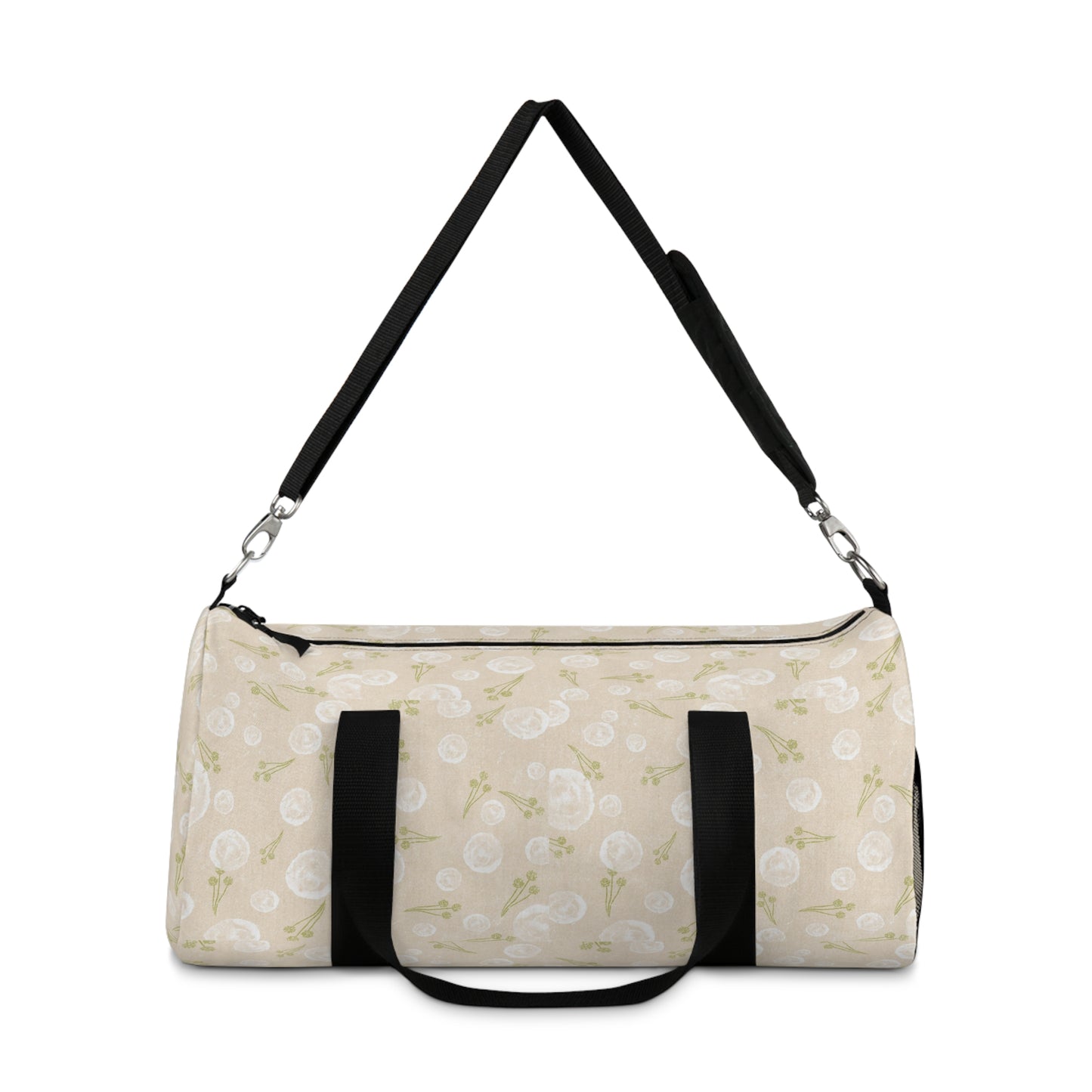 Floral Pattern Duffel Bag - Perfect for Gym, Travel, Weekend Getaways, Yoga, Mother's Day Gift