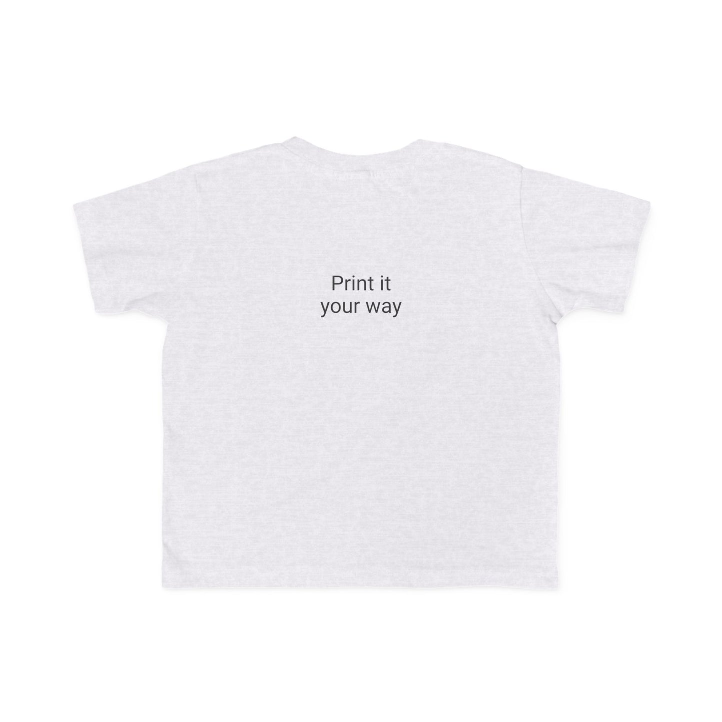 Colorful Toddler Tee - Perfect for Back to School, Kids' Birthday Gift, Playdates, Everyday Wear, Print Your Way