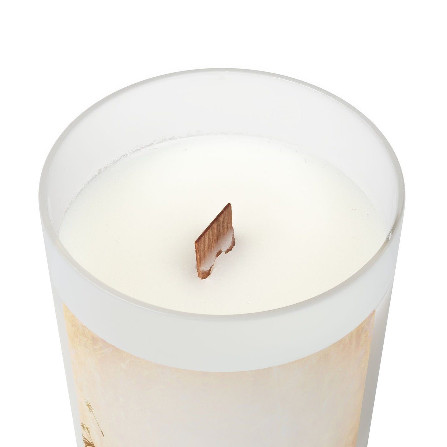 Frosted Glass Candle, 11oz